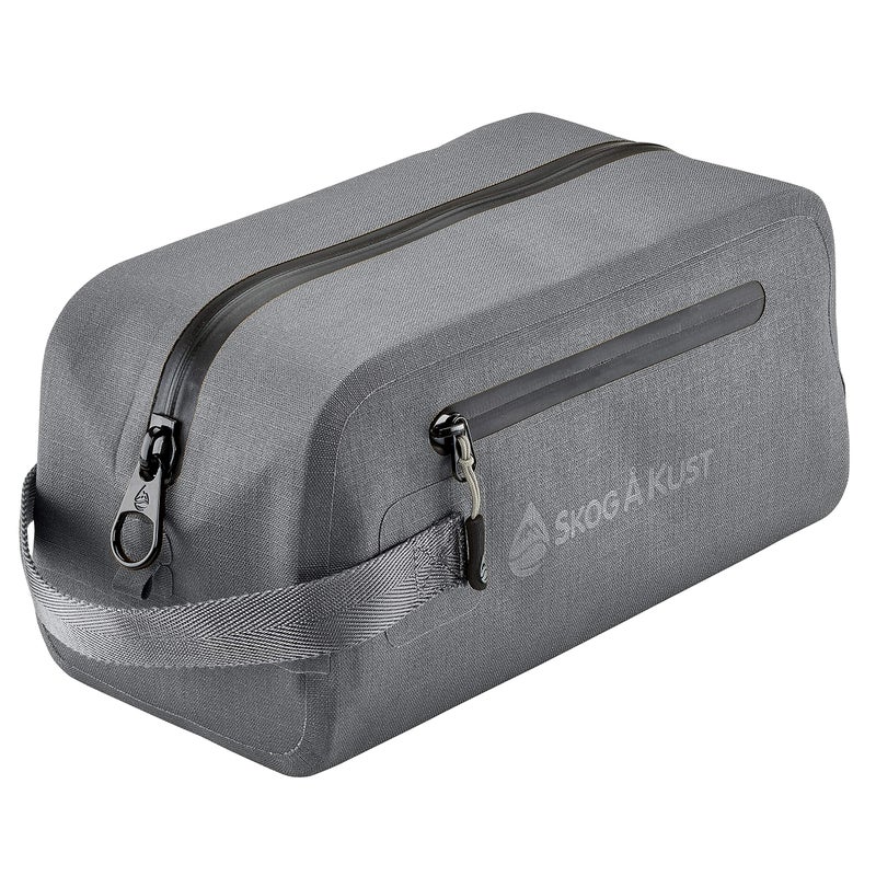 Skog Ã… Kust DoppSÃ¥k Waterproof & Leak-Proof Travel Toiletry Bag | Large, Charcoal Grey - Image 1